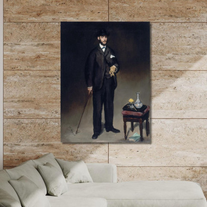 Ritratto Di Théodore Duret Édouard Manet emt82 quadro stampato su tela