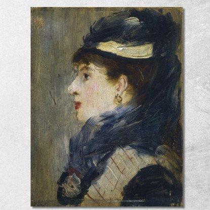 Ritratto Di Signora Édouard Manet emt83 quadro stampato su tela