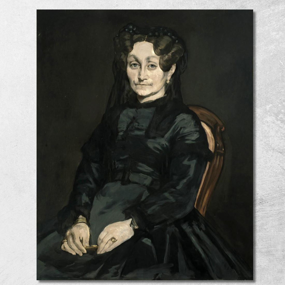 Ritratto Di Signora Auguste Manet Édouard Manet emt91 quadro stampato su tela