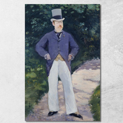 Ritratto Del Signor Brun Édouard Manet emt93 quadro stampato su tela