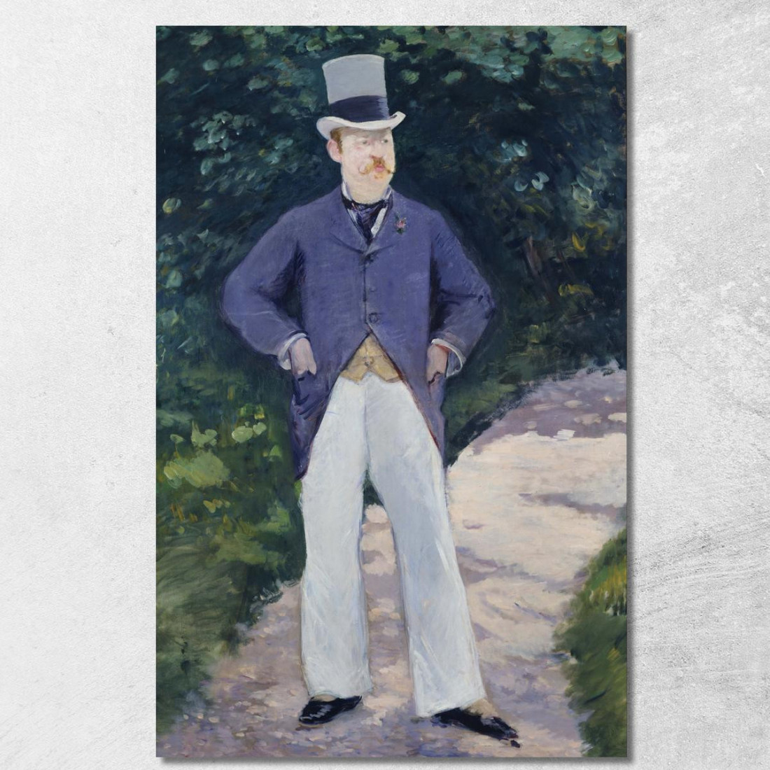 Ritratto Del Signor Brun Édouard Manet emt93 quadro stampato su tela