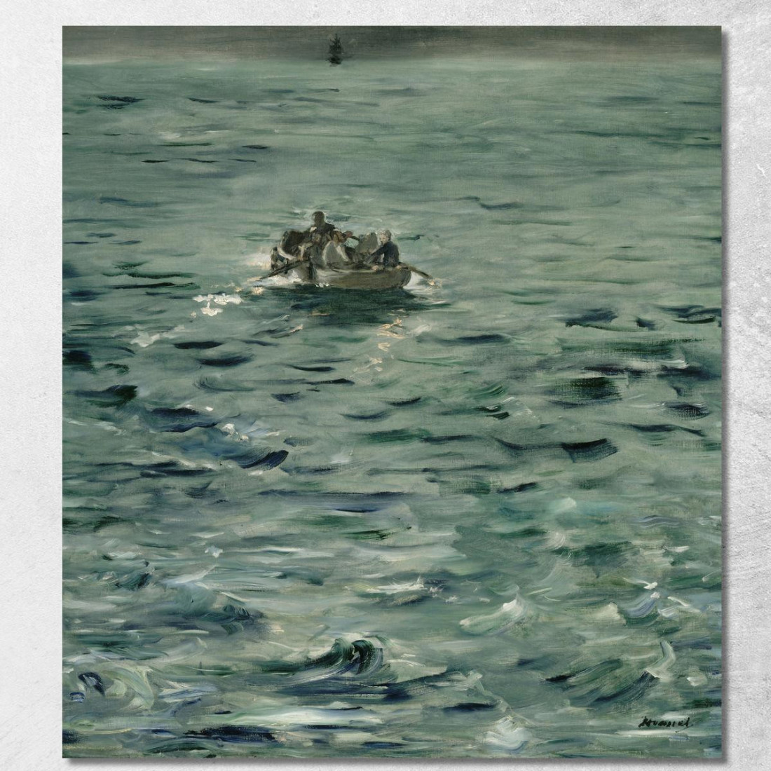 La Fuga Di Rochefort 1881 Édouard Manet emt96 quadro stampato su tela