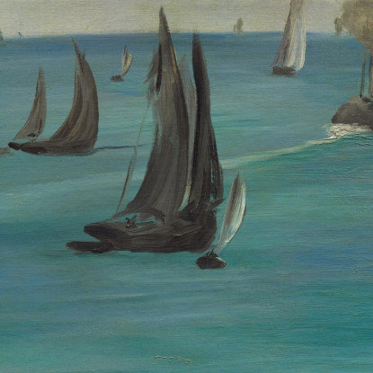 Vista Sul Mare Tempo Calmo Édouard Manet emt97 quadro stampato su tela