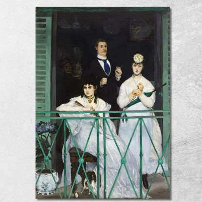 Il Balcone Édouard Manet emt114 quadro stampato su tela