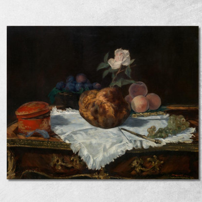 La Brioches Édouard Manet emt116 quadro stampato su tela