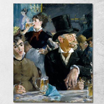 Il Café-Concerto Édouard Manet emt118 quadro stampato su tela