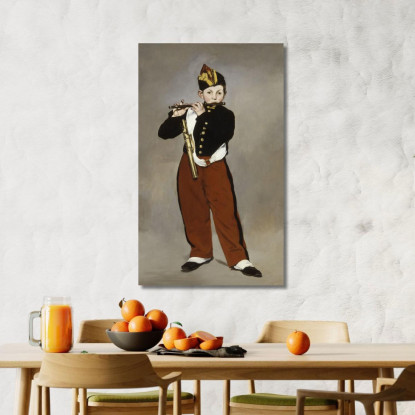 Il Piffero Édouard Manet emt122 quadro stampato su tela