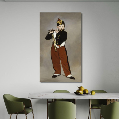 Il Piffero Édouard Manet emt122 quadro stampato su tela