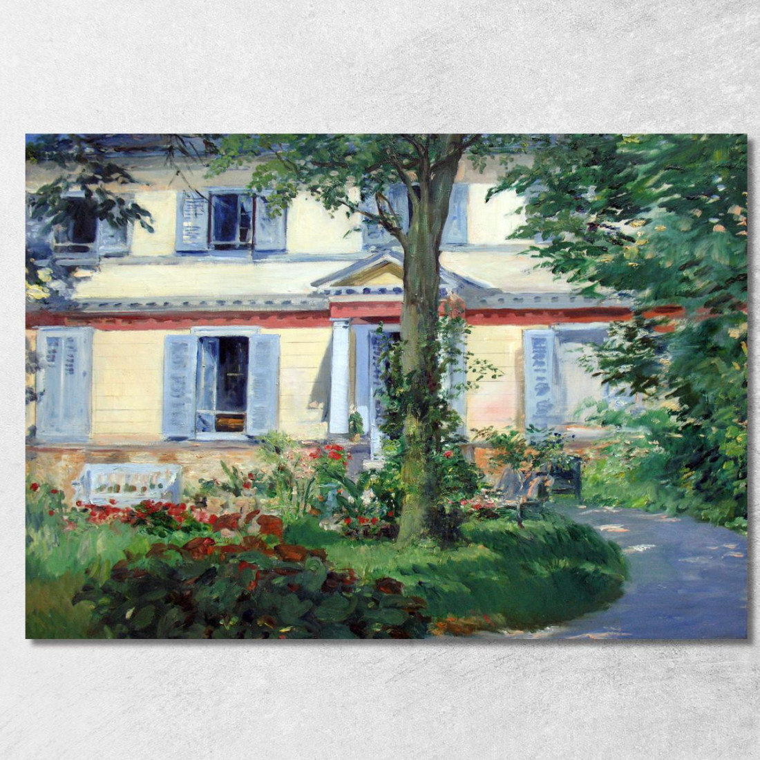 La Casa Di Rueil Édouard Manet emt123 quadro stampato su tela