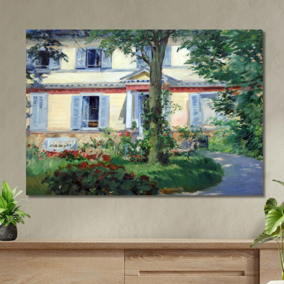 La Casa Di Rueil Édouard Manet emt123 quadro stampato su tela