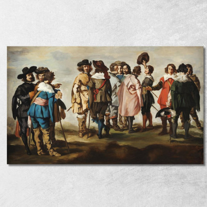 I Piccoli Cavalieri Édouard Manet emt126 quadro stampato su tela