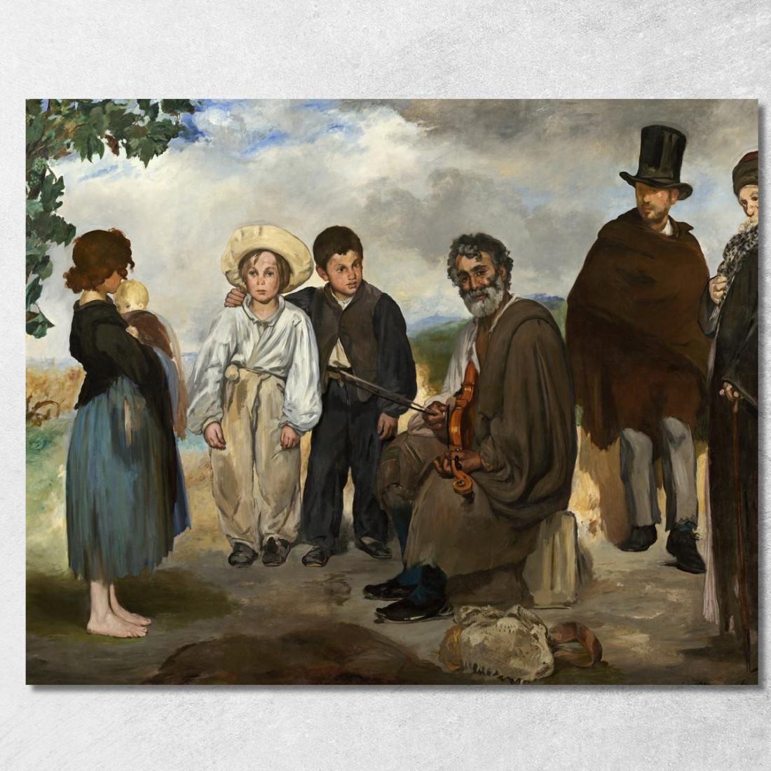 Il Vecchio Musicista Édouard Manet emt131 quadro stampato su tela