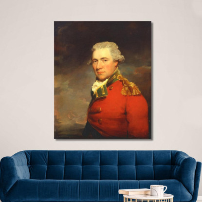 Un Ufficiale Britannico Sconosciuto Probabilmente Dell'11 ° Reggimento Di Fanteria Del North Devonshire John Hoppner quadro stam