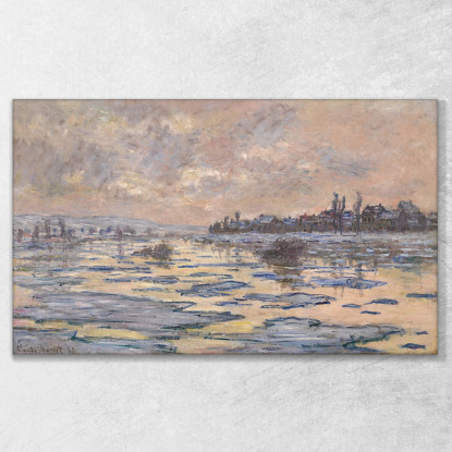 La Debacle Della Senna A Lavacourt Claude Monet mnt263 quadro stampato su tela