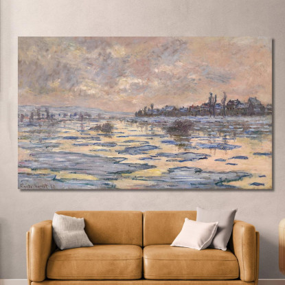 La Debacle Della Senna A Lavacourt Claude Monet mnt263 quadro stampato su tela