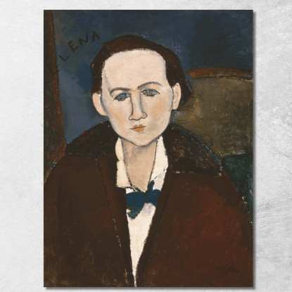 Elena Povolozky Amedeo Modigliani amd12 quadro stampato su tela