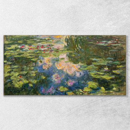 Stagno Delle Ninfee Claude Monet mnt266 quadro stampato su tela