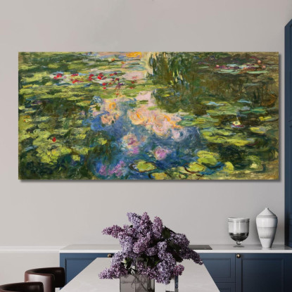 Stagno Delle Ninfee Claude Monet mnt266 quadro stampato su tela