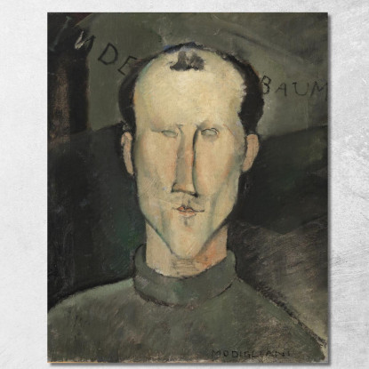 Leon Indenbaum Amedeo Modigliani amd31 quadro stampato su tela