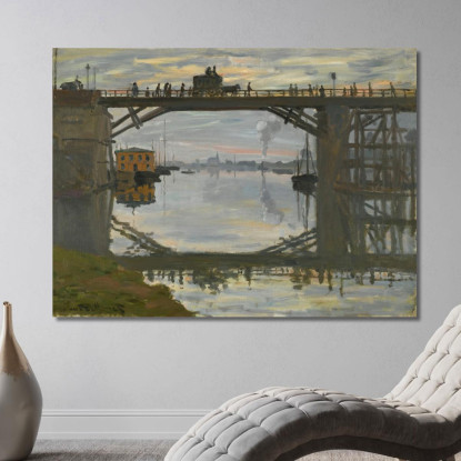 Il Ponte Di Legno Claude Monet mnt271 quadro stampato su tela