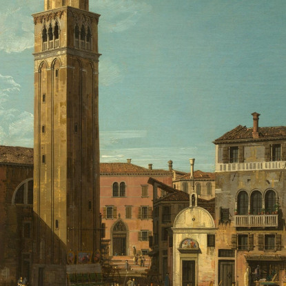 Campo Sant Angelo Venice Canaletto cnl10 quadro stampato su tela