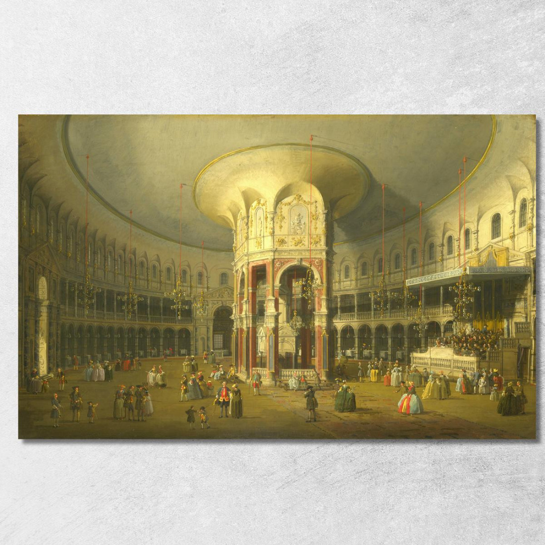 Interno Della Rotonda A Ranelagh Canaletto cnl13 quadro stampato su tela