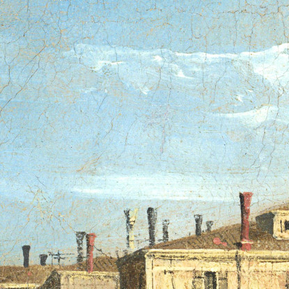 Il Canal Grande Di Fronte A Santa Croce Canaletto cnl28 quadro stampato su tela