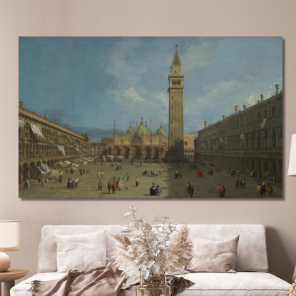 Piazza San Marco Canaletto cnl36 quadro stampato su tela
