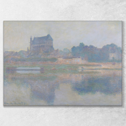 La Chiesa Di Vernon Grey Times Claude Monet mnt277 quadro stampato su tela