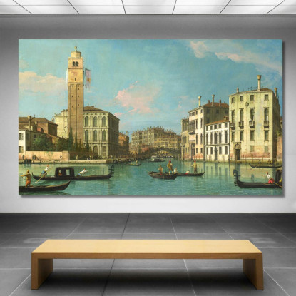 Ingresso A Cannaregio Canaletto cnl41 quadro stampato su tela