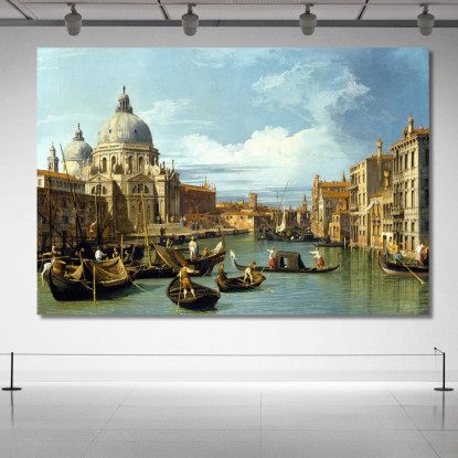 L'Ingresso Al Canal Grande Venezia Canaletto cnl45 quadro stampato su tela