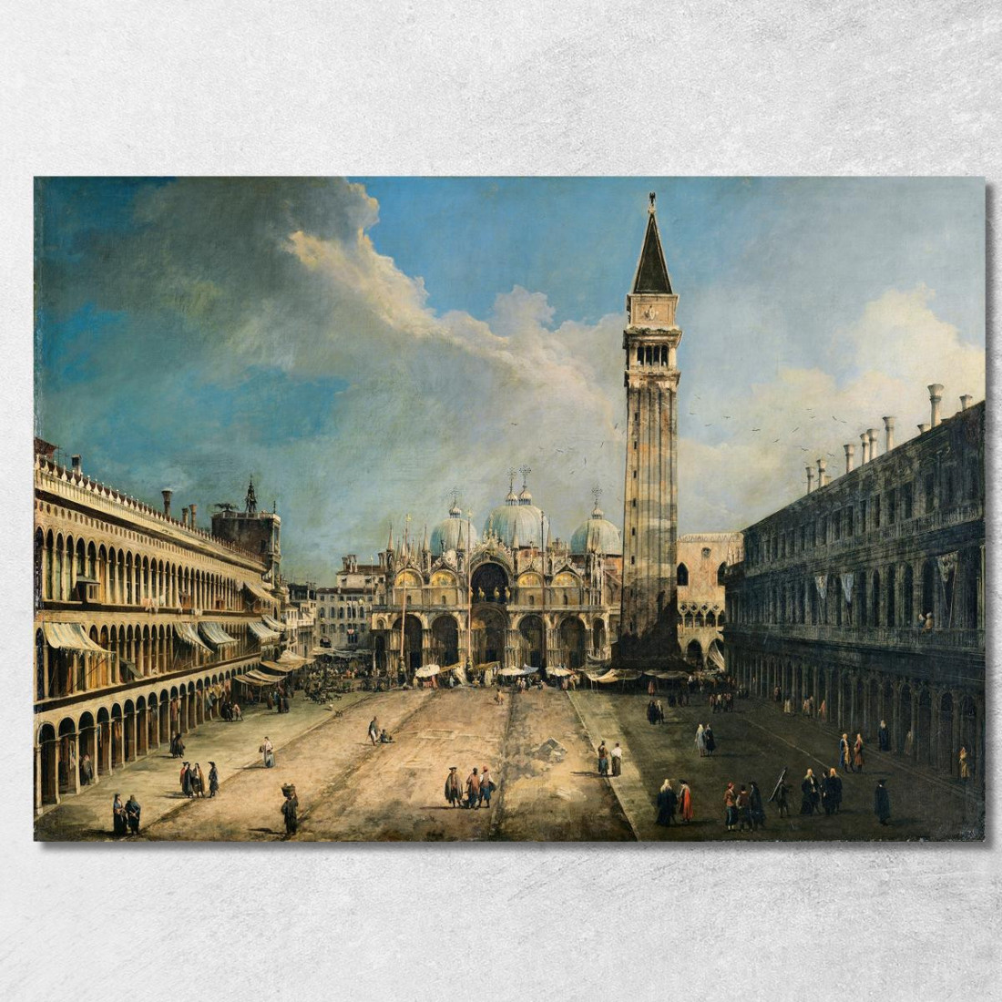 The Piazza San Marco In Venice Canaletto cnl51 quadro stampato su tela