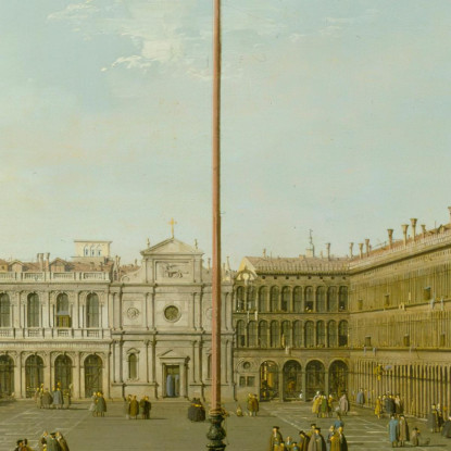 The Piazza San Marco Canaletto cnl52 quadro stampato su tela