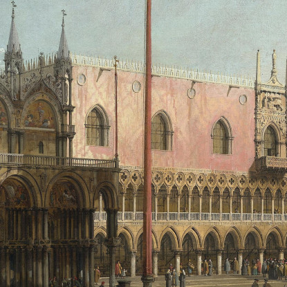 La Piazza San Marco Venezia Canaletto cnl54 quadro stampato su tela