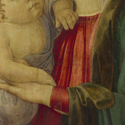 Madonna Col Bambino Sandro Botticelli sbt21 quadro stampato su tela