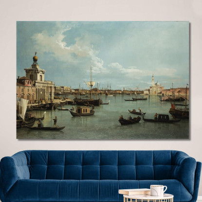 Venice The Bacino Di San Marco From The Canale Della Giudecca Canaletto cnl60 quadro stampato su tela