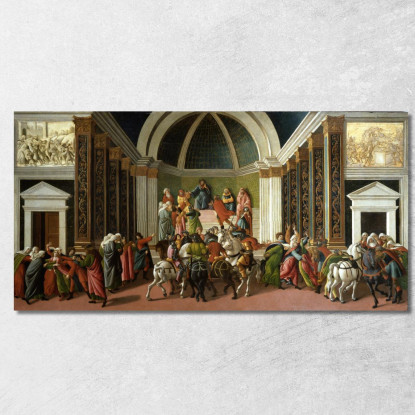 Storie Di Virginia Sandro Botticelli sbt33 quadro stampato su tela