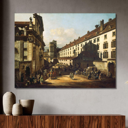 Chiesa Domenicana Di Vienna Canaletto cnl71 quadro stampato su tela