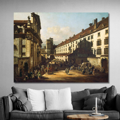Chiesa Domenicana Di Vienna Canaletto cnl71 quadro stampato su tela