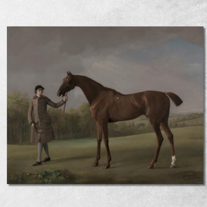Lustro Tenuto Da Uno Sposo George Stubbs gst28 quadro stampato su tela
