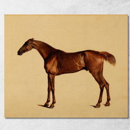 Pangloss 2 George Stubbs gst32 quadro stampato su tela