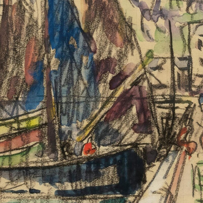 Audierne Paul Signac psn7 quadro stampato su tela