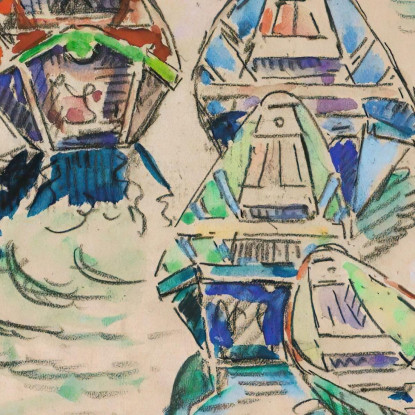 Bourg Saint-Andéo Paul Signac psn16 quadro stampato su tela