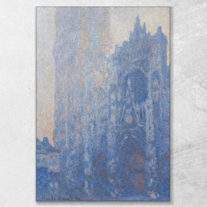 Facciata Della Cattedrale Di Rouen E Effetto Mattutino Della Tour D'Albane Claude Monet mnt302 quadro stampato su tela