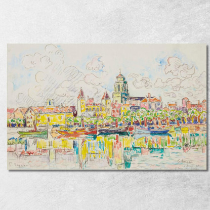 Ciboure Paul Signac psn22 quadro stampato su tela