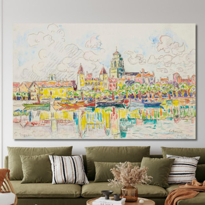 Ciboure Paul Signac psn22 quadro stampato su tela