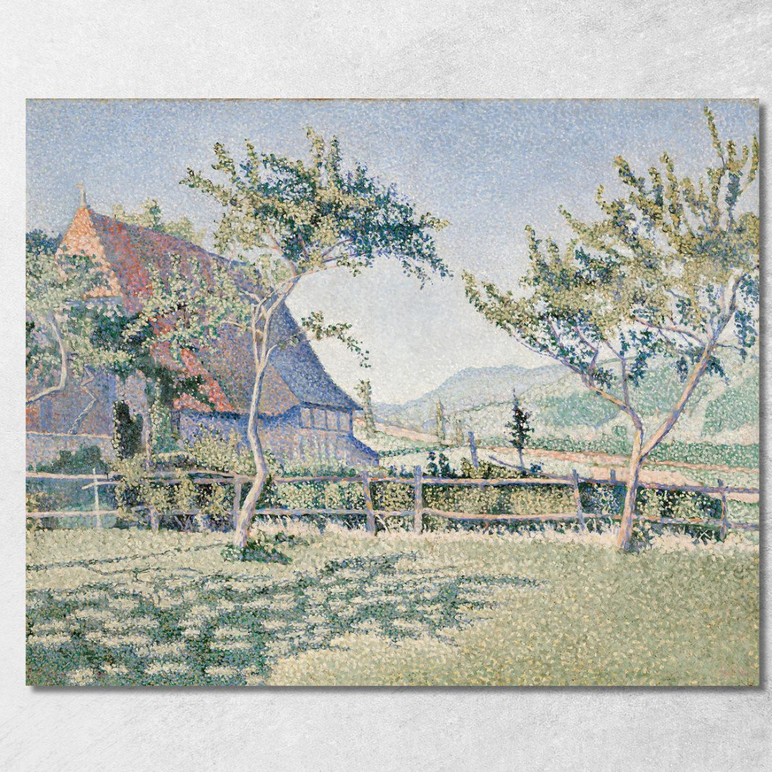 Comblat-Le-Château Il Prato Le Pré Opus 161 Paul Signac psn24 quadro stampato su tela