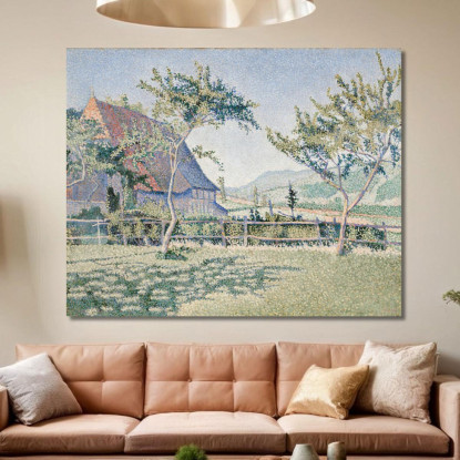 Comblat-Le-Château Il Prato Le Pré Opus 161 Paul Signac psn24 quadro stampato su tela