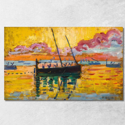 Studio Concarneau Paul Signac psn25 quadro stampato su tela