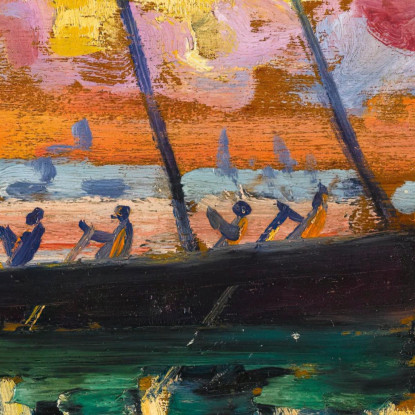 Studio Concarneau Paul Signac psn25 quadro stampato su tela